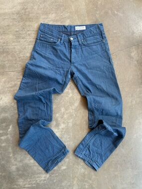 Gustin Men's Indigo Slim Raw Selvedge Jeans